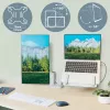 Leitz Ergo Braço duplo para monitor e portátil poupa-espaço, morsa/passagem de mesa, 9 kg, 33 cm (13