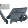 Leitz Ergo Braço duplo para monitor e portátil poupa-espaço, morsa/passagem de mesa, 18 kg, 43,2 cm (17