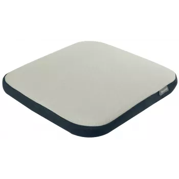 Leitz Ergo Active Almofada de equilíbrio Wobble com revestimento de tecido, almofada de assento, universal, Cinzento, quadrada, 150 kg, liso