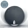 Leitz Ergo Bola de assento ativa com função de paragem 65 cm, Cinzento, tamanho normal, 150 kg, TÜV, 65 cm, 2,87 kg