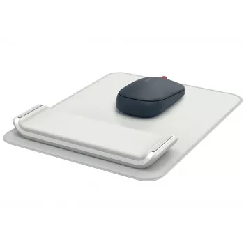 Leitz Ergo Tapete de rato com apoio de pulso ajustável, Cinzento, 200 mm, 260 mm, 450 g, 1 unid.