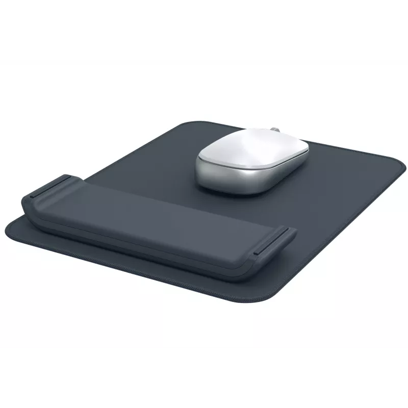 Leitz Ergo Tapete de rato com apoio de pulso ajustável, Cinzento, 200 mm, 260 mm, 450 g, 1 unid.