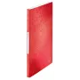 Leitz Portefólio de apresentação WOW PP 40 bolsas, vermelho, polipropileno (PP), 40 bolsas, A4, 231 mm, 16 mm