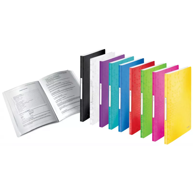 Leitz Portefólio de apresentação WOW PP 40 bolsas, vermelho, polipropileno (PP), 40 bolsas, A4, 231 mm, 16 mm