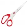 Leitz Tesoura de escritório WOW Titanium 205 mm, adulto, corte reto, unidade, vermelho, branco, aço inoxidável, tesoura de escritório