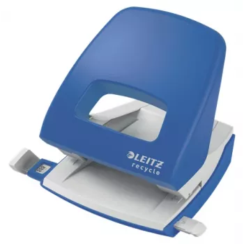 Leitz NeXXt Recycle Perfurador, 30 folhas, azul, plástico, 8 cm, 5,5 mm, A6