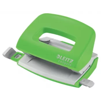 Leitz NeXXt Recycle Mini Perfurador, 10 folhas, preto, plástico, 8 cm, 5,5 mm, A4