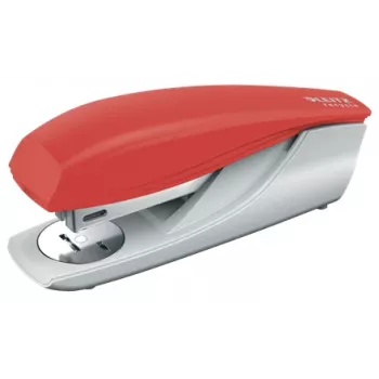 Leitz NeXXt Recycle Agrafador, 30 folhas, vermelho, furação padrão, 24/6, plástico, 80 g/m²