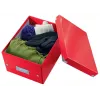 Leitz Click & Store WOW Caixa de arrumação pequena, caixa de arrumação, vermelho, retangular, cartão, monocromático, interior