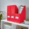 Leitz Click & Store WOW Caixa para revistas, vermelho, cartão, 103 mm, 253 mm, 330 mm, 95 x 245 x 310 mm