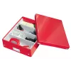 Leitz Click & Store WOW Caixa organizadora média, caixa de arrumação, vermelho, retangular, cartão, monocromático, interior