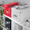 Leitz Caixa Click & Store WOW Cube Large caixa de arrumação, caixa de arrumação, vermelho, retangular, cartão, monocromático, interior