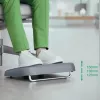 Leitz Ergo Apoio de pés ajustável para secretária, 80 % plástico reciclado, cinzento, plástico reciclado, 34 cm, 42 cm, 340 mm, 420 mm
