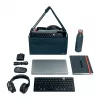Leitz Fabric Compact Hot Desking Saco de trabalho, tecido, monocromático, unissexo, 355 mm, 200 mm, 210 mm