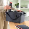 Leitz Fabric Compact Hot Desking Saco de trabalho, tecido, monocromático, unissexo, 355 mm, 200 mm, 210 mm