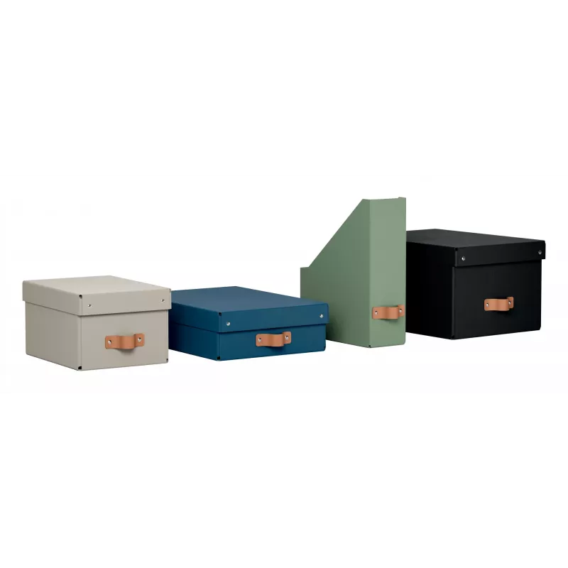 Leitz Puro caixa de arrumação com tampa, pequena, 7L, 100% cartão reciclado, pack de 2