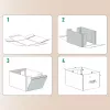 Leitz Puro Caixa de arrumação com tampa, média, 17 L, 100% cartão reciclado, pack de 2