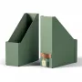 Leitz Puro Caixa para revistas, 100% cartão reciclado, pack de 2, verde, cartão, 100 mm, 260 mm, 310 mm, 310 g