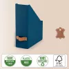 Leitz Puro Caixa para revistas, 100% cartão reciclado, pack de 2, azul, cartão, 100 mm, 260 mm, 310 mm, 310 g