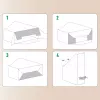 Leitz Puro Caixa para revistas, 100 % cartão reciclado, pack de 2, preto, cartão, 100 mm, 260 mm, 310 mm, 310 g