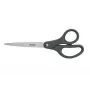 Leitz Tesoura Titanium 180 mm, adulto, corte reto, cinzento, aço acetinado, aço inoxidável, tesoura de escritório, polipropileno