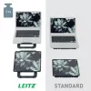 Leitz Ergo Alumínio Ultra-Flat Suporte para portátil ajustável em altura, braço para portátil e tablet, cinzento-escuro, alumínio, 25,4 cm (10