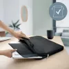 Leitz Ergo Alumínio Ultra-Flat Suporte para portátil ajustável em altura, braço para portátil e tablet, cinzento-escuro, alumínio, 25,4 cm (10