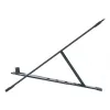 Leitz Ergo Alumínio Ultra-Flat Suporte para portátil ajustável em altura, braço para portátil e tablet, cinzento-escuro, alumínio, 25,4 cm (10