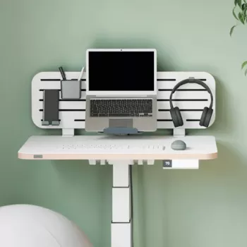 Leitz Ergo Pegboard Organizador de secretária com suporte para portátil, 80x25 cm