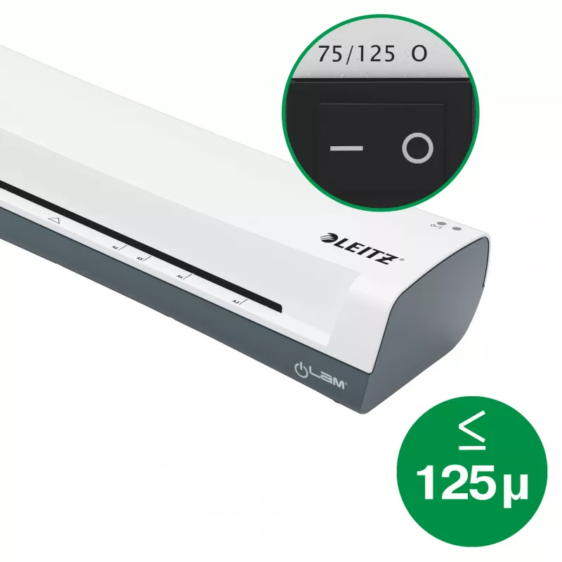 Leitz iLAM Home 4-in-1 A4 conjunto de plastificadora, 24 cm, plastificadora a quente, 300 mm/min, 0,4 mm, A4, 100 µm