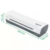 Leitz iLAM Home 4-in-1 A4 conjunto de plastificadora, 24 cm, plastificadora a quente, 300 mm/min, 0,4 mm, A4, 100 µm