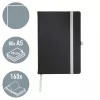 Leitz Style caderno A5 liso com capa dura, monocromático, preto, A5, 80 folhas, 100 g/m², capa dura