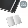 Leitz Style caderno A5 liso com capa dura, monocromático, preto, A5, 80 folhas, 100 g/m², capa dura