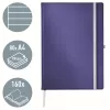Leitz Style caderno A4 pautado com capa dura, monocromático, azul, A4, 80 folhas, 100 g/m², papel pautado