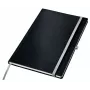 Leitz Style caderno A4 pautado com capa dura, monocromático, preto, A4, 80 folhas, 100 g/m², papel pautado