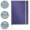 Leitz Style caderno A4 quadriculado com capa dura, monocromático, azul, A4, 80 folhas, 100 g/m², papel quadriculado