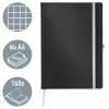 Leitz Style caderno A4 quadriculado com capa dura, monocromático, preto, A4, 80 folhas, 100 g/m², papel quadriculado