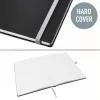 Leitz Style caderno A4 quadriculado com capa dura, monocromático, preto, A4, 80 folhas, 100 g/m², papel quadriculado
