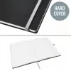 Leitz Style caderno A5 pautado com capa dura, monocolor, preto, A5, 80 folhas, 100 g/m², papel pautado