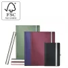 Leitz Style caderno A5 quadriculado com capa dura, monocromático, preto, A5, 80 folhas, 100 g/m², papel quadriculado