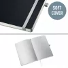 Leitz Style caderno A5 pautado com capa mole, monocromático, preto, A5, 80 folhas, 100 g/m², papel pautado