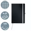 Leitz Style caderno A5 quadriculado com capa mole, monocromático, preto, A5, 80 folhas, 100 g/m², papel quadriculado