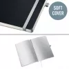 Leitz Style caderno A5 quadriculado com capa mole, monocromático, preto, A5, 80 folhas, 100 g/m², papel quadriculado