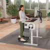 Leitz Ergo Active tapete ergonómico anti-fadiga, retangular, preto, poliuretano, Bubble, China, 605 x 681 mm