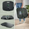 Leitz Ergo Active tapete ergonómico anti-fadiga, retangular, preto, poliuretano, Bubble, China, 605 x 681 mm