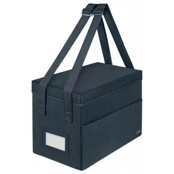 Leitz Fabric bolsa compacta de trabalho Hot Desking com tampa, bolsa de arrumação, cinzento, retangular, tecido, monocolor, adulto
