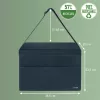Leitz Fabric bolsa compacta de trabalho Hot Desking com tampa, bolsa de arrumação, cinzento, retangular, tecido, monocolor, adulto