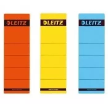 Leitz 1640-10-55 etiqueta de lombada para dossiês de argolas, 61 x 285 mm, longa larga, verde