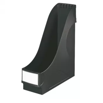 LEITZ Suporte de processos vertical extra largo, A4, poliestireno, preto, capacidade 92 mm (2425-00-95)