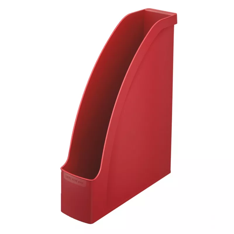 Leitz Suporte de revistas Plus Standard, vermelho, plástico, A4, 7 cm, 78 mm, 300 mm